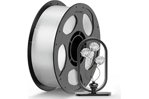 ‎ANYCUBIC ANYCUBIC PETG Filament 1,75mm, Robustes und Langlebiges 3D Drucker Filament, Maßgenauigkeit +/- 0,02 mm, Passt für die meisten FDM Drucker, 1KG PETG Transparent