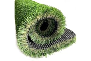 ILGRUPPONE Erba Sintetica Giardino 3.5 Cm Bicolore Effetto Secco Drenante Resistente Uv Terrazzo Balcone Manto Calpestabile 35Mm Prato Sintetico Artificiale - Bicolore - 2X5 MT