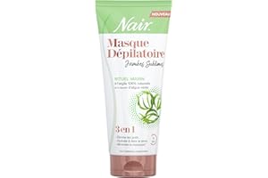 NAIR - Crème Dépilatoire Jambes Sublimes Rituel Marin, Argile 100% d'Origine Naturelle & Extrait d'Algue Verte, Formule 3-en-1, 180 ml