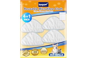 KEEPOW ångmopp, 4-pack, för H2O HD ångrengörare