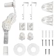 Lot De 2 Supports Pour Store Tube 17 Mm – Sans Perçage, Avec Chaîne à Billes | Store Double, Occultant - 13