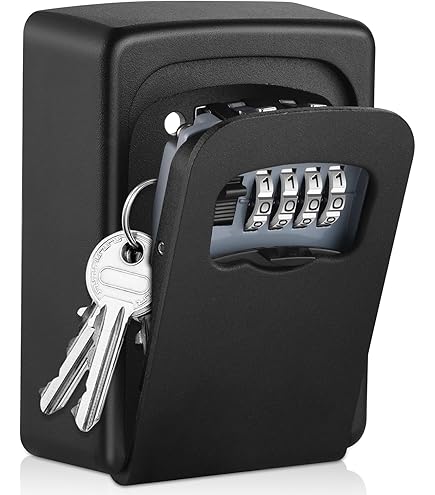 Cassaforte Per Chiavi Da Esterno - Combinazione 4 Cifre, Impermeabile, Montaggio A Parete | Per Casa, Ufficio, Garage - Foto 9