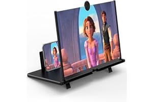 Divons 16 Zoll Handy vergrößerungs Bildschirm, Bildschirmlupe für Handy, 3D HD Bildschirm Handy vergrößerung, Anti-Blaulicht, Faltbarer, Handy Lupe für das Ansehen von Filmvideos
