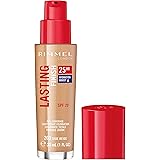 Rimmel Lasting Finish 25 Hours Foundation, Long Lasting Liquid Foundation, 203 True Beige, 30 ml