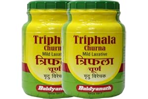 Baidyanath Asli Ayurved Triphala Churna 500 g (Pack of 2) - Helps Relieve Constipation Acidity & Gas Relief - Ayurvedic Remedy For Gastro-Intestinal Health
