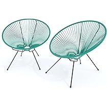 Poltrona Design Con Struttura Acciaio E Seduta In Corda - Per Giardino, Terrazzo O Salotto - Foto 7