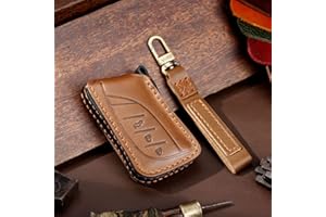 ontto Skórzane etui na kluczyki samochodowe pasuje do Lexus Es Ls Lc UX F is Nx Rx Lx Rc Ux200 Ls500H Lc500H Es300H Es200, Ux250, Ls350, Es350, Es260, etui na klucze, etui na klucze, 3 4 przyciski