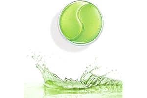 YOYORY Under Eye Patches Masks - for Eye Bags with Collagen and Hyaluronic Acid, Dark Circles,and Fine Lines, Fade Wrinkles Treatment for Women and Men - 60 Pcs Green