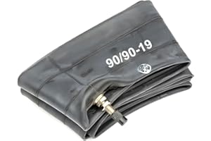NO NONSENSE PRODUCTS Heavy Duty 19 Inch Inner Tube Butyl Rubber Fits Tyre Sizes 90/90-19 Schrader Straight Valve Motorcycle Motorbike