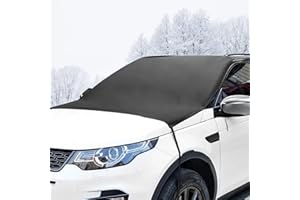 JODSEN Protezione Parabrezza,Copertura Parabrezza Auto Invernale,Parasole Esterno Auto,Copri Parabrezza Anteriore Auto con Ganci Elastici,Antigelo Antighiaccio Impermeabile Anti UV Neve Gelo per Veicoli