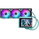 ASUS ROG RYUO IV 360 ARGB HATSUNE MIKU EDITION, HAREKETLİ KAVİSLİ 6.7 İN&Ccedil; AMOLED EKRANI &Ouml;NCEDEN MONTE EDİLMİŞ ZİNCİRLEME BAĞL
