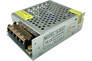 LIANSHI Lian Shi 5V 5A 25w Universal Switching Power Supply Voltage Regulator Transformer Short Circuit overcurrent Protection AC220V to DC5V for Industrial Automation 3D Printer LED Light