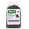 CHEFS & CO | Soft Dried Prunes (pitted) | Natural Dried Fruits | Whole Fruits | Healthy Snack | Vegan & Vitamins Retained |Unsorbated,No additives,No Added Sugar,GMO-Free (Natural, 380 g (Pack of 1))