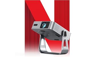 Mini Projector with WiFi and Bluetooth, Officially Authorized by Netflix, Intelligent Portable VISSPL Projector, Auto Focus and Keystone Correction, Small Native 1080P Home Theater Movie Projector