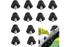 Liseng 12 picchetti per scarpe da calcio, 13 mm, in metallo e plastica, compatibili universali, semplici