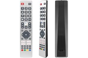 Infrared Replacement for Sharp Smart TV Remote Control, YiBiChin IR Remote Control Suitable for Sharp TV, With 4 Shortcut Keys, No Setting Required (NO Voice Function)