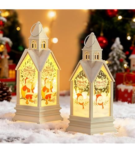Kerstlantaarn op batterijen | Kerstboom | 22 cm | Konstsmide