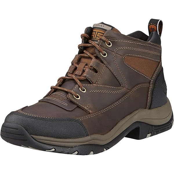 Ariat Stivale Donna Harper Impermeabile - Pelle Pieno Fiore, Colore Terra Scura, Suola Duratread, Taglia UK 6.5