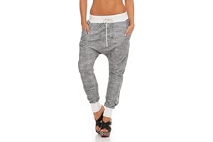 MALITO MORE THAN FASHION Malito Mujer Pantalones Jogging Tapeta de Botones Pantaloni Deporte 7398
