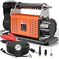 Gobege 12V Air Compressor Heavy Duty, 6.35CFM 180LMP Portable Truck Tire Inflator, Offroad Air Compressor, 150PSI Metal Heat Dissipation Truck Car Air Pump for 4x4 vehicle, RV, SUV