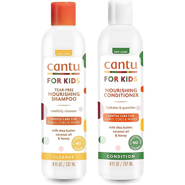 Cantu Care For Kids Conditioner & Entwirrer – 170 Ml Mit Pumpe – Pflegendes Haarspülung Für Kinderhaar