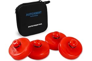 AUTOXBERT Jack Pad Red Polyurethane Reinforcement For Tesla Model 3 Y S X 2017-2024 Pinch Weld Jacking Adapter Lifting Support Accessories Tire Repair