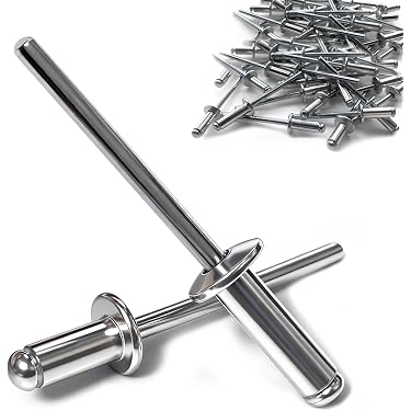 Eosnow 100pcs GB867 M4 Flat Head Aluminium Nieten fester Nieten (M4 20 Eosnow 100pcs GB867 M4 Flat Head Aluminium Nieten fester Nieten (M4 20
