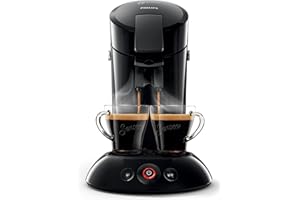 ‎PHILIPS DOMESTIC APPLIANCES Philips Senseo Original Kaffeepadmaschine mit Crema Plus, 1450 W, 0.7 Liter, 21.3 x 31.5 x 33 cm, Schwarz (HD6553/67)