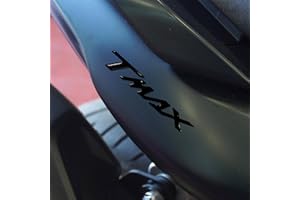 labelbike - Pegatinas 3D Resina Tmax para Motos y Scooters compatibles con Yamaha T-MAX 560 2022-2025 - Color Negro