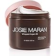 Josie Maran Whipped Argan Oil Body Butter - Immediate, Lightweight, and Long-Lasting Nourishment to Soften and Hydrate Skin (400ml/13.5oz, Unscented)