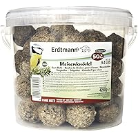 Erdtmanns 50 Meisenknödel ohne Netz im Eimer, 1er Pack (1 x 4250 gm)