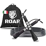 Roar® Corda Per Saltare Professionale, Corda Crossfit, Corda Da Saltare, Jump Rope Crossfit, Corda Boxe, Corda Allenamento Ve