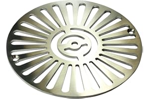 Bengs Modellbau Floor Drain Grille Stainless Steel V4A Brushed Fits Astral 176 mm