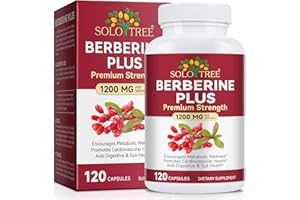 ROSABELLA Berberine Supplement, Berberine Capsule 1200mg High Strength, Vegan 97% Berberin HCL from Natural Herbs, Non-GMO, Maximum Absorption 120 Capsules
