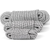 Polyesterseil Seil Polyester 4mm 100m Schwarz Geflochten