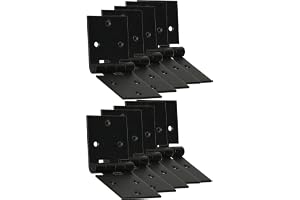 KOTARBAU® Set om 10 dörrgångjärn lådband möbelgångjärn 100 x 50 mm rullat