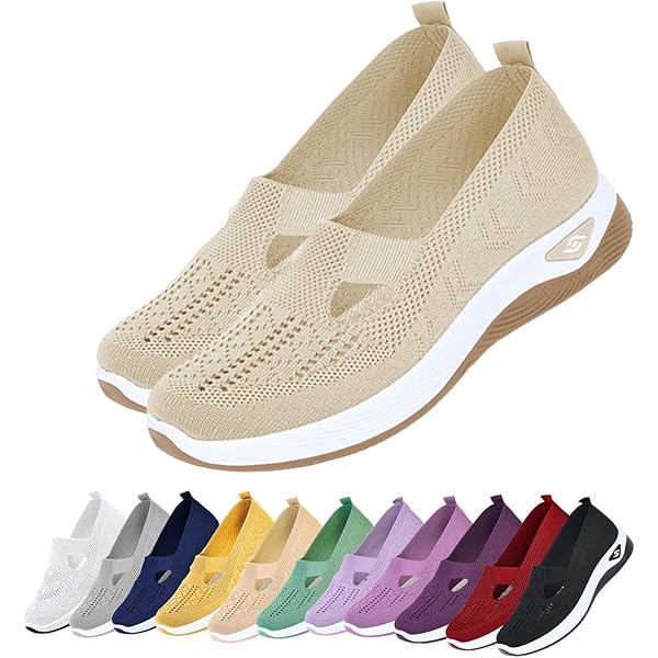Annelie Sommerschuhe Damen - Leichte Orthopädische Sneaker Ohne Schnürsenkel
