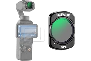 Neewer Magnetic CPL Filter Compatible with DJI Osmo Pocket 3 Creator Combo Accessories, Multi Coated Circular Polarizer Filter Kit with 2 Screen Protectors, Action Camera Accessories