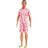 Barbie&reg; Yakışıklı Ken Bebekler (Fashionistas) - Pembe Beyaz Takımlı, 3Y+, HYT99