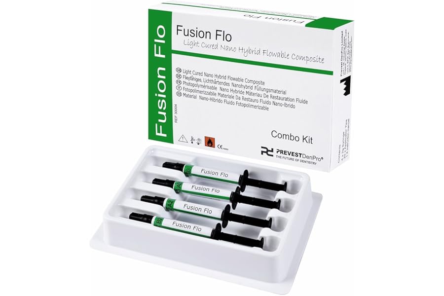 Prevest DenPro Prevest Fusion Flo Dental Light Cured Nano Hybird