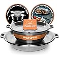 Full Windsor MAGWARE Magnetic Bowls and Plates Set - Stainless Steel Travel Dinnerware for Camping, Backpacking, Picnics, and Outdoor Dining - Portable and Reusable Camping Mess Kit