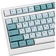 EPOMAKER Iceberg 126 Keys PBT XDA Profile Keycaps Set with Japanese Hiragana for Mechanical Gaming Keyboard, ANSI Layout, Compatible with Cherry Gateron Kailh Otemu MX Structure
