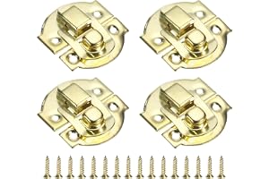 QUARKZMAN 4 st snäpplås 29 x 27 mm dekorativ låda retro skruvar