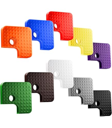 Pack 20 Couvre-clés En Plastique (couleurs Assorties) | Leroy Merlin