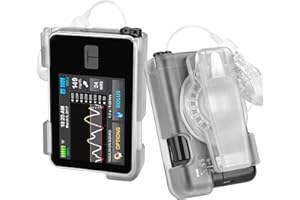 Healvaluefit Tandem Tslim X2 Pump Case with Clip, 360° Rotatable Clip with Sturdy and Durable Hinge, Insulin Pump Holster, Friendly to Screen Protector, Compatible with t:Slim and t:Slim G4 (Clear)