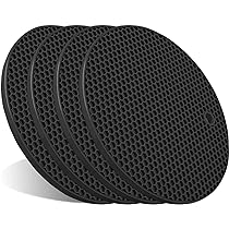 Sottopentola in silicone a forma di cuore, personalizzabili, per