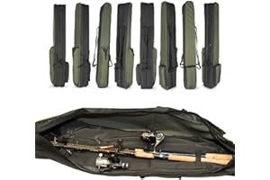 ‎AVES-24 Aves-24 Rutentasche Angeltasche ANGELKOFFER 1, 2 oder 3 Fächer 80 bis 190cm Fishing Angeln Tasche