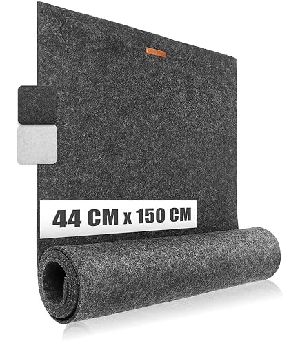 Sidorenko moderne vilten tafelloper beige- 150x40cm - Wasbaar
