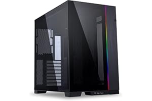 LIAN LI Compatibile con Lian-Li O11 Dynamic Evo, vetro temperato - nero