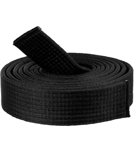 Cimac Colour Belt Black Stripe Adult Aikido Belt Martial Arts Belt 240cm 280cm - Foto 8